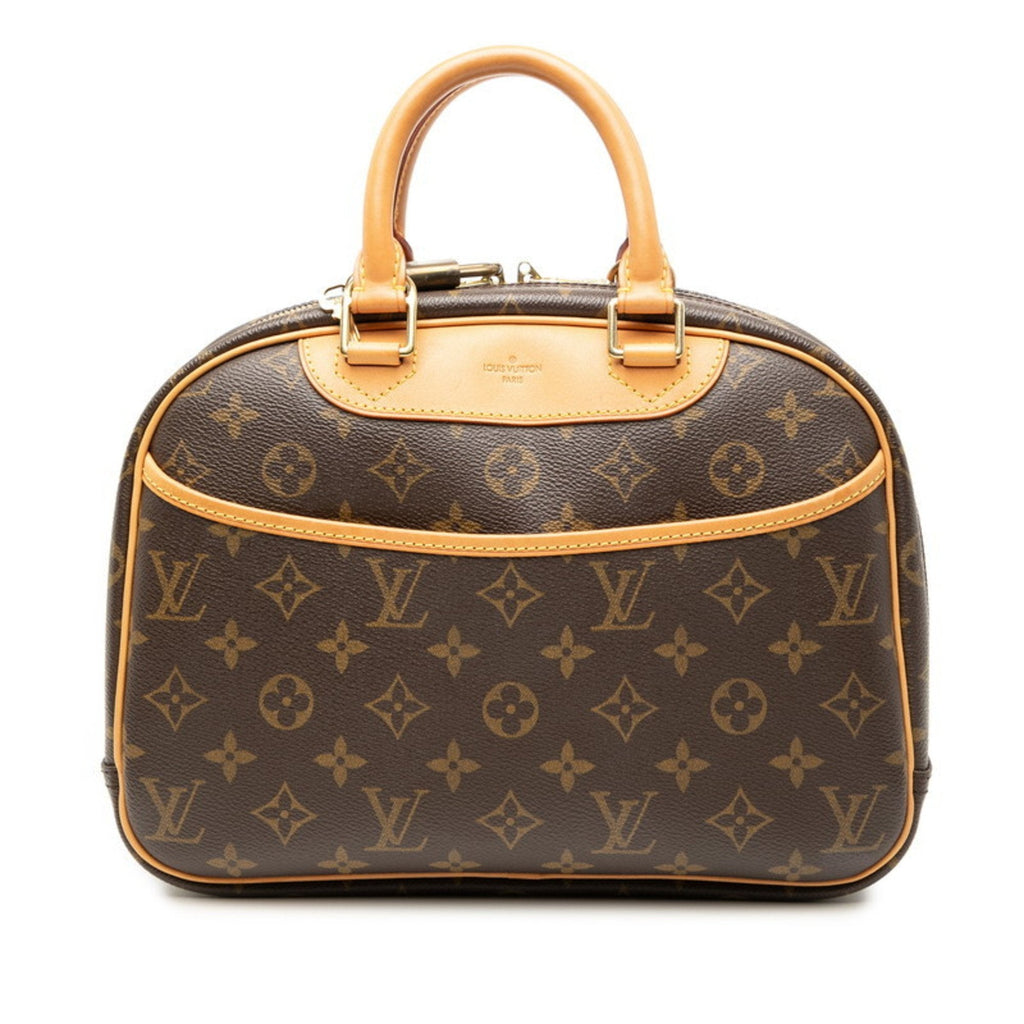 Louis Vuitton Brown Pvc Leather Handbag (Pre-Owned)