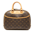 Louis Vuitton Brown Pvc Leather Handbag (Pre-Owned)