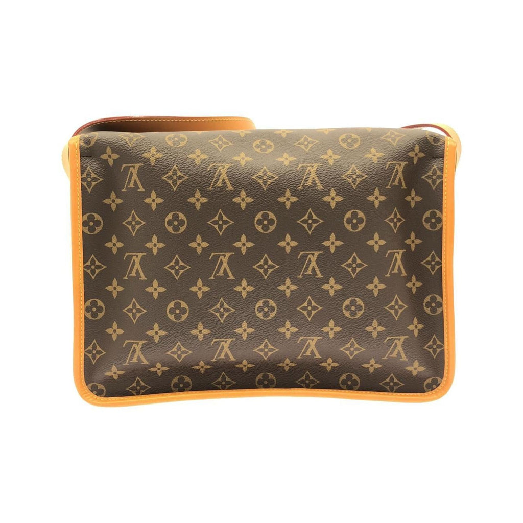 Louis Vuitton Brown Coated Canvas Shoulder Bag (Pre-Owned)