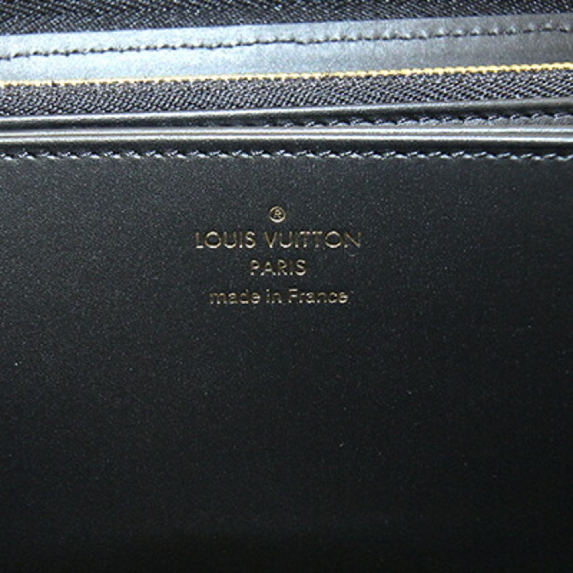 Louis Vuitton Gris Jacquard Chain/Shoulder Wallet (Pre-Owned)