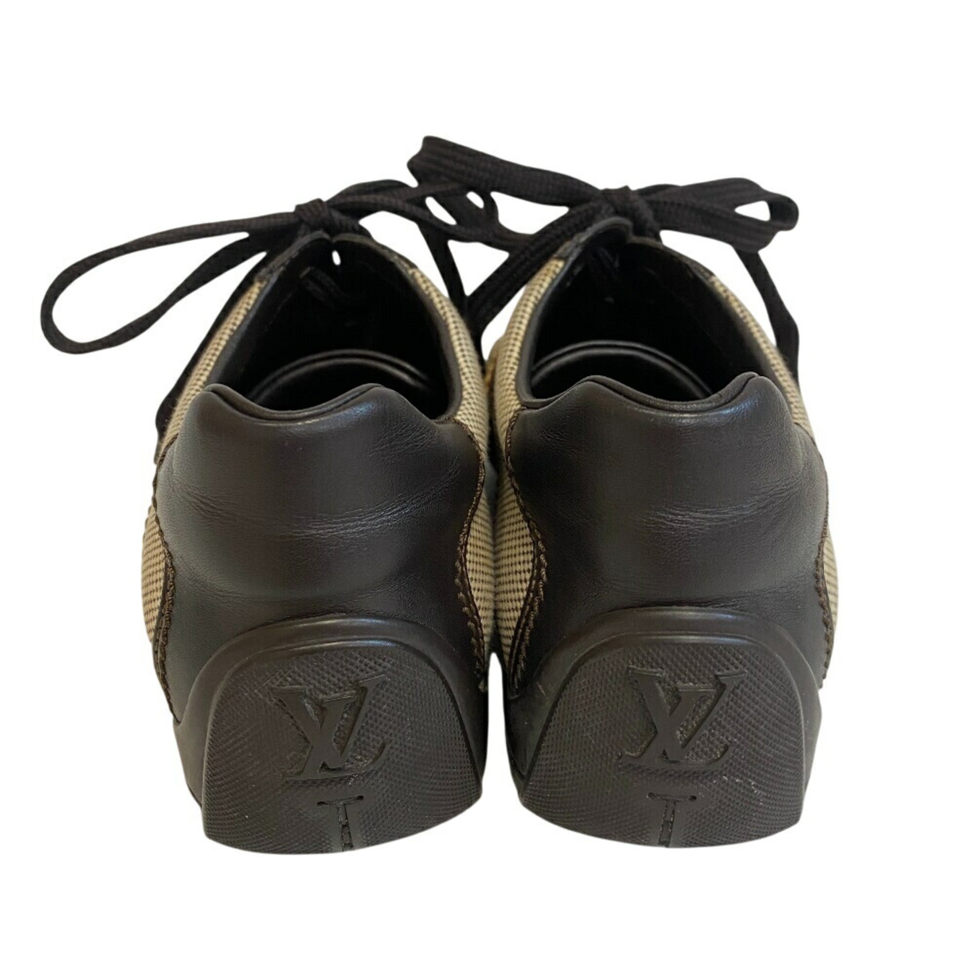 Louis Vuitton Beige Brown Sneakers (Pre-Owned)