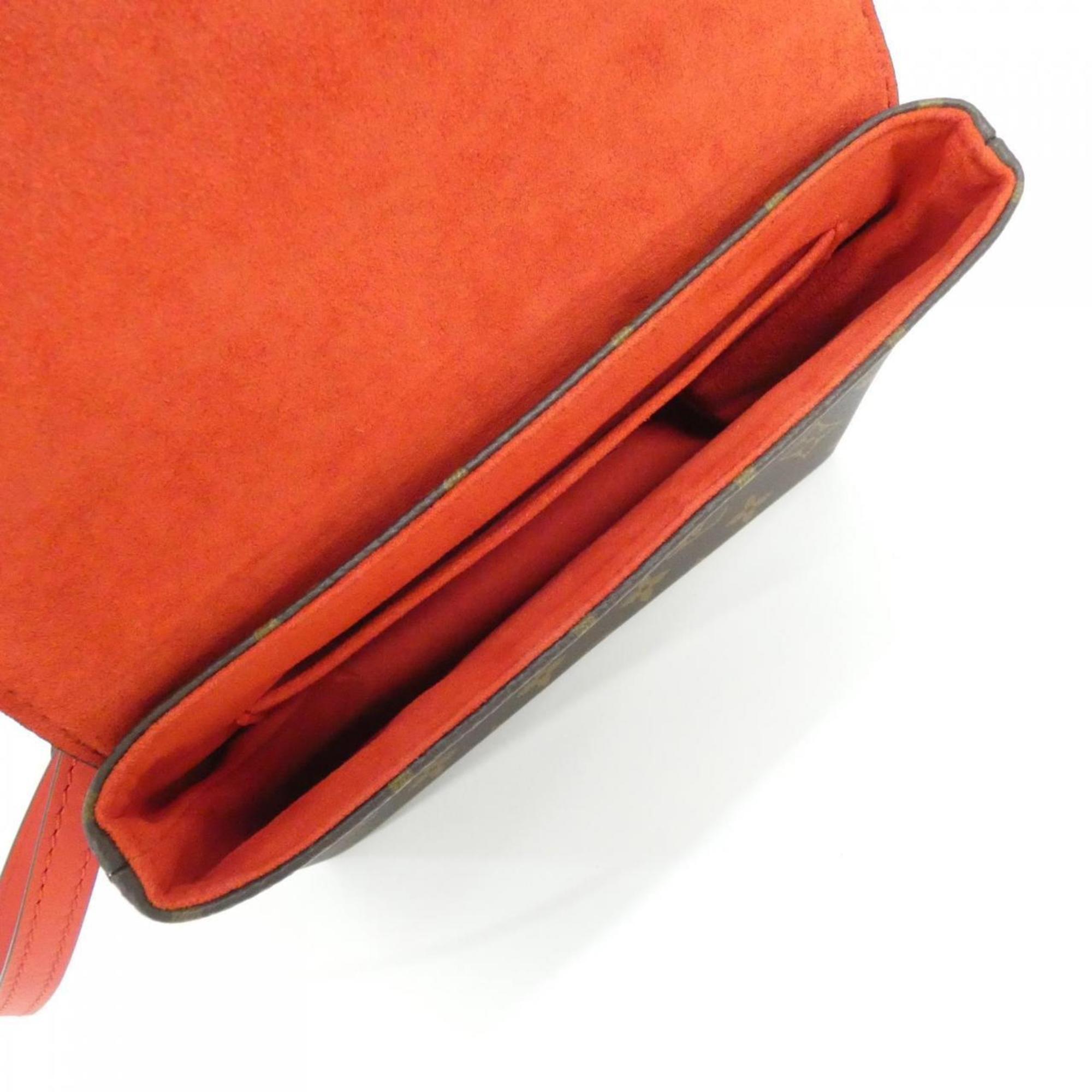 Louis Vuitton Brown Coquelicots Red Color Coated Canvas Leather Handbag (Pre-Owned)
