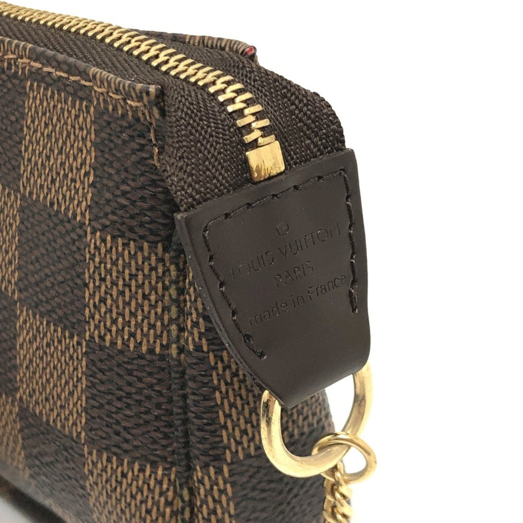 Louis Vuitton Brown Ebene Damier Canvas Pochette Pouch (Pre-Owned)