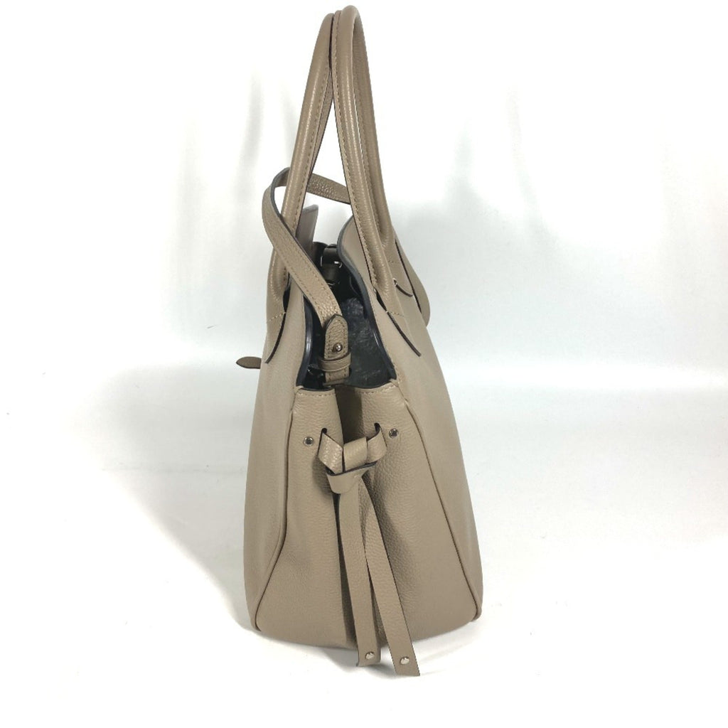 Louis Vuitton Gray Tourterelle Leather Handbag Shoulder Bag Tote Bag (Pre-Owned)