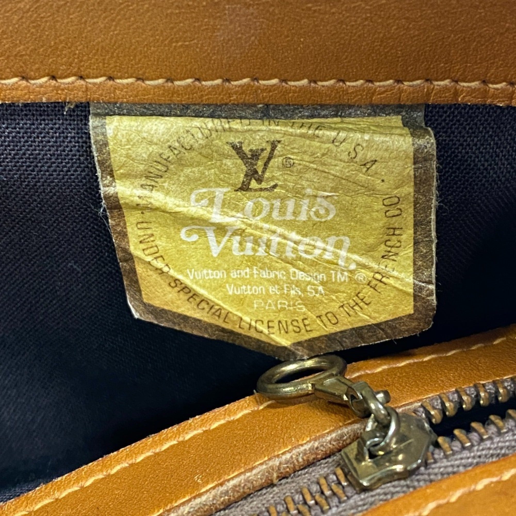 Louis Vuitton Brown Monogram Handbag Pouch (Pre-Owned)
