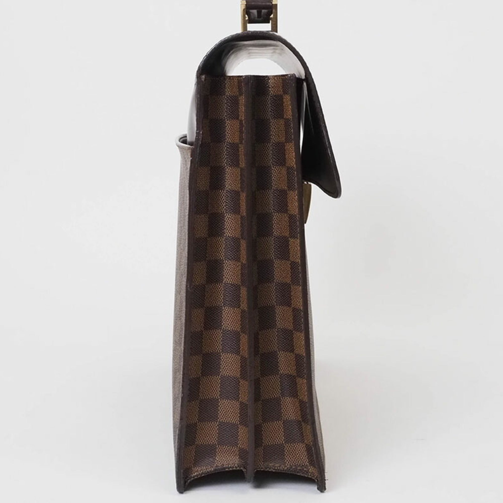 Louis Vuitton Damier Damier Canvas Ebene Handbag (Pre-Owned)
