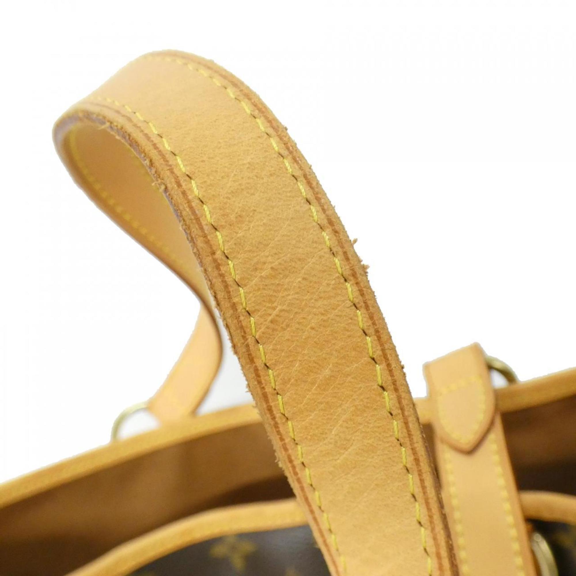 Louis Vuitton Marron Monogram Coated Canvas Handbag (Pre-Owned)
