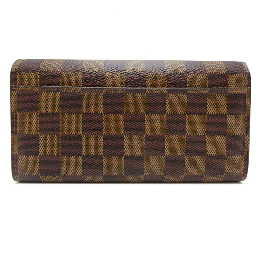 Louis Vuitton Damier Brown Damier Canvas Galle Coin Purse/Coin Case (Pre-Owned)