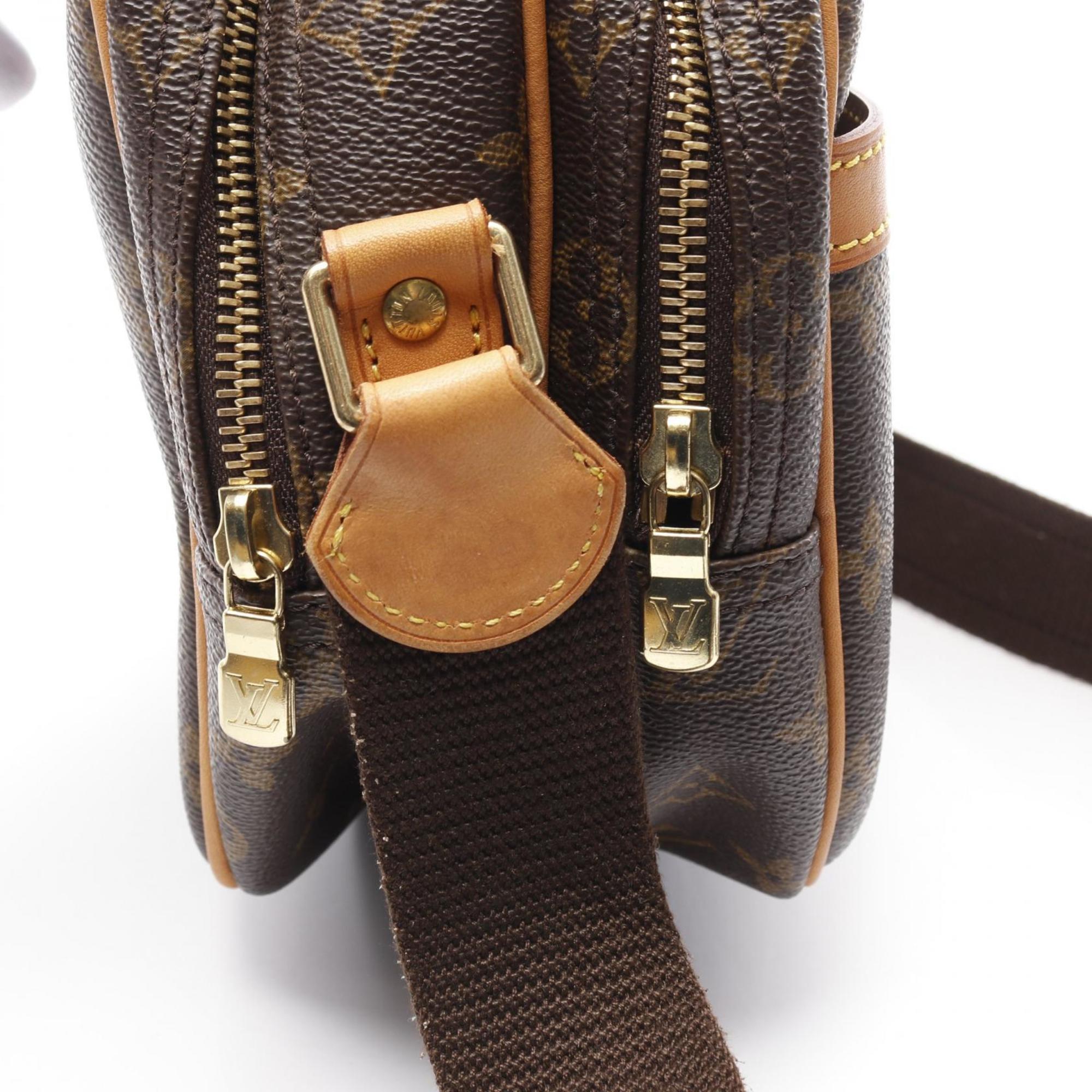 Louis Vuitton Brown Monogram Coated Canvas Shoulder Bag (Pre-Owned)