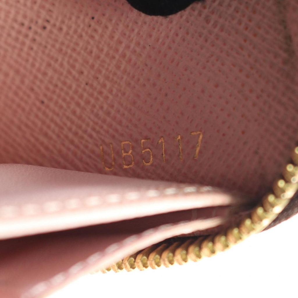 Louis Vuitton Brown Monogram Pink Rose Ballerine Monogram Long Wallet (Bi-Fold) (Pre-Owned)