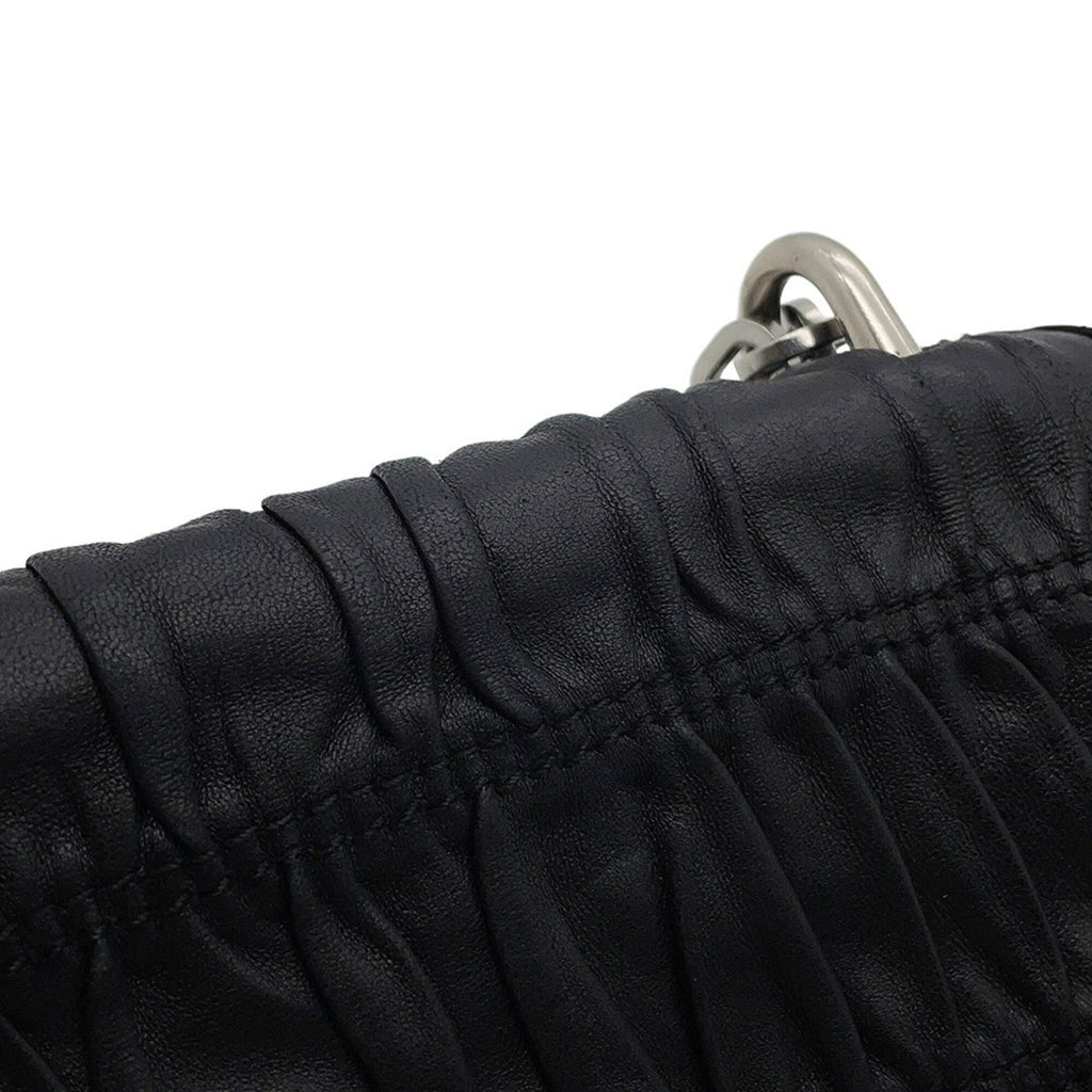 Chain Flap Shoulder Bag Nappa Gaufre Small