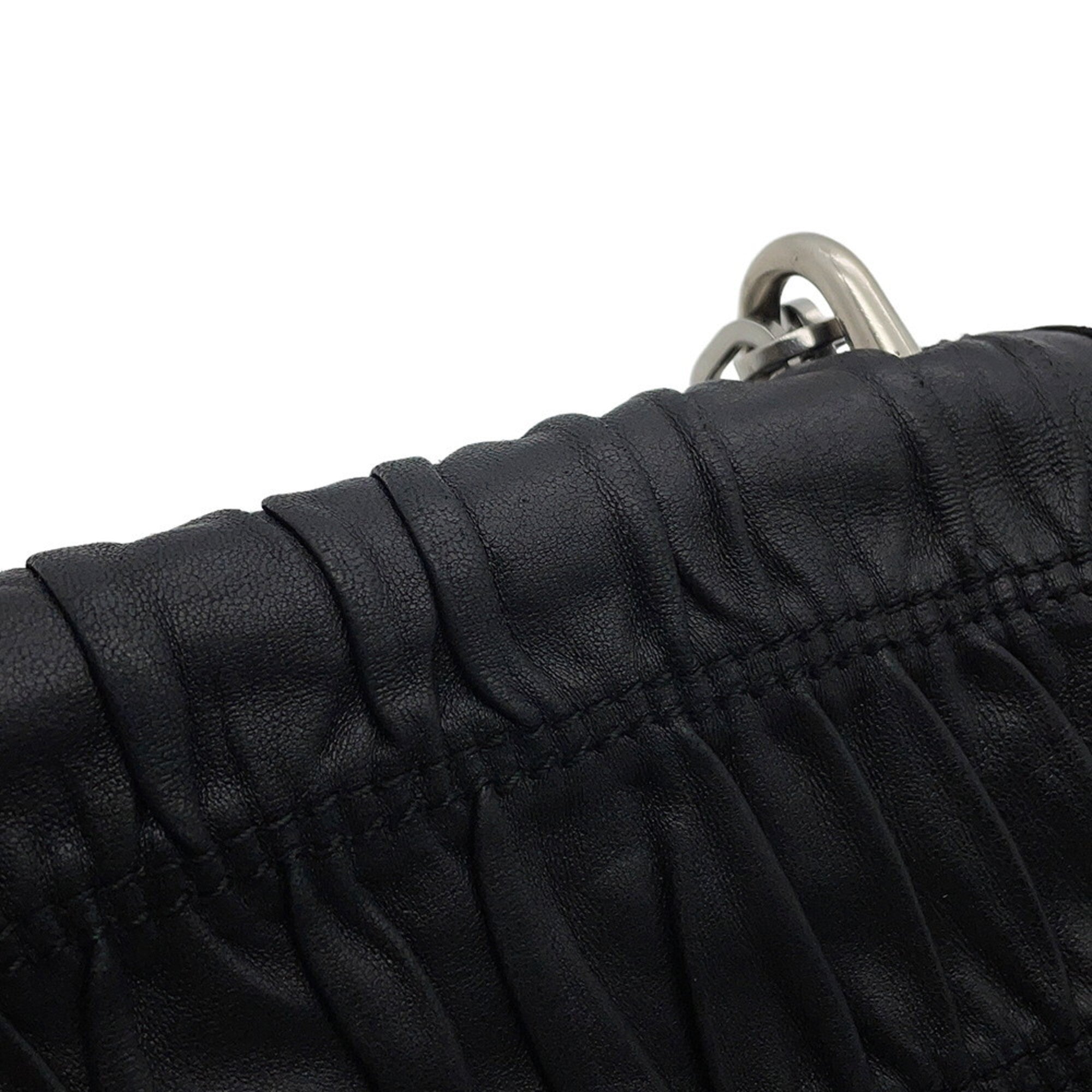 Chain Flap Shoulder Bag Nappa Gaufre Small