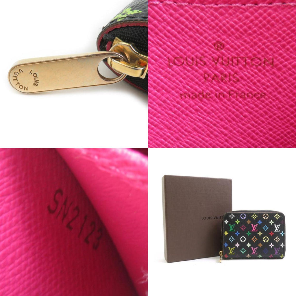 Louis Vuitton Black Multi-Color Monogram Multicolore Coin Purse/Coin Case (Pre-Owned)