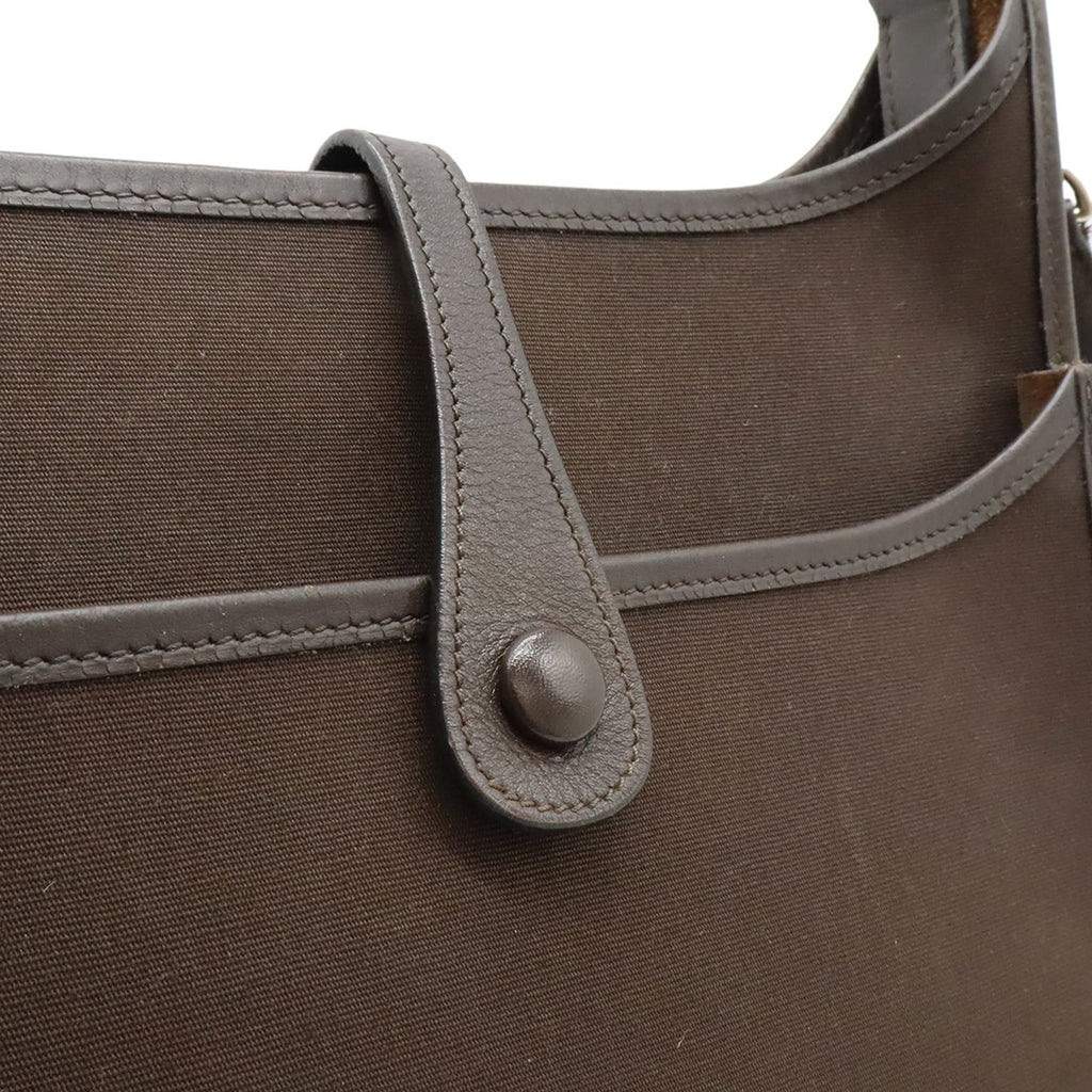 Evelyne Bag Gen I Toile and Leather PM