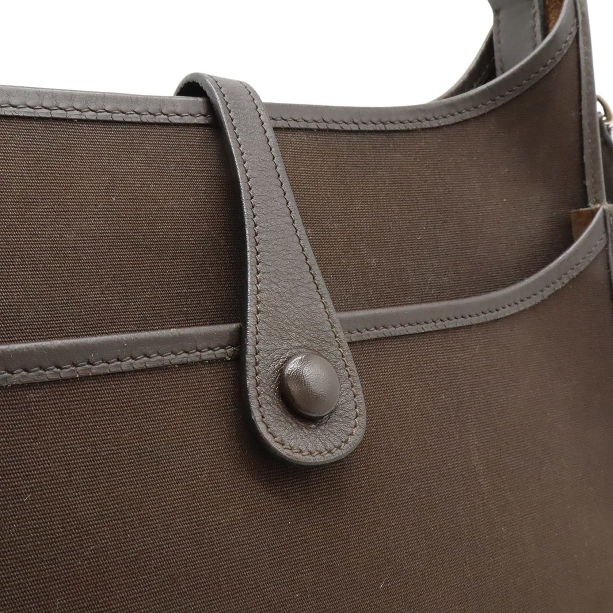 Evelyne Bag Gen I Toile and Leather PM