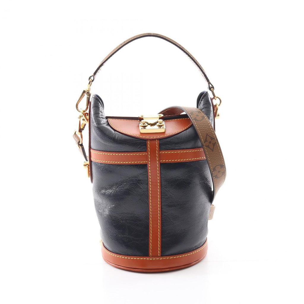 Louis Vuitton Brown Navy Monogram Reverse Handbag (Pre-Owned)