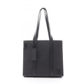 Louis Vuitton Black Leather Tote Bag (Pre-Owned)