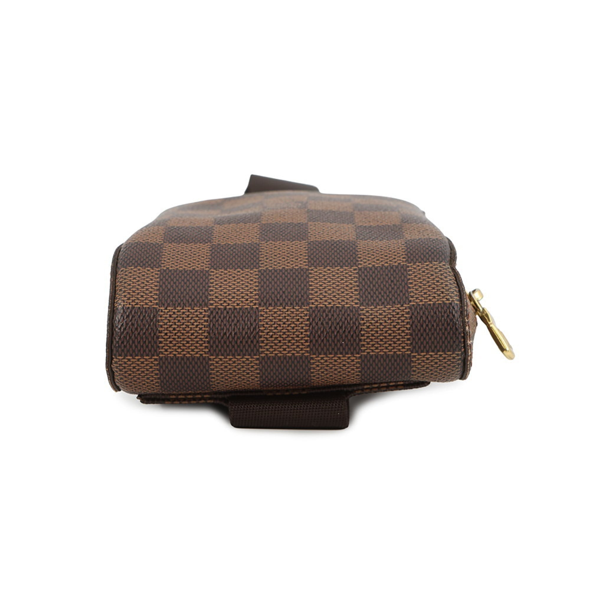 Louis Vuitton Brown Damier Canvas Ebene Damier Canvas Pouch Shoulder Bag Sling Bag (Pre-Owned)
