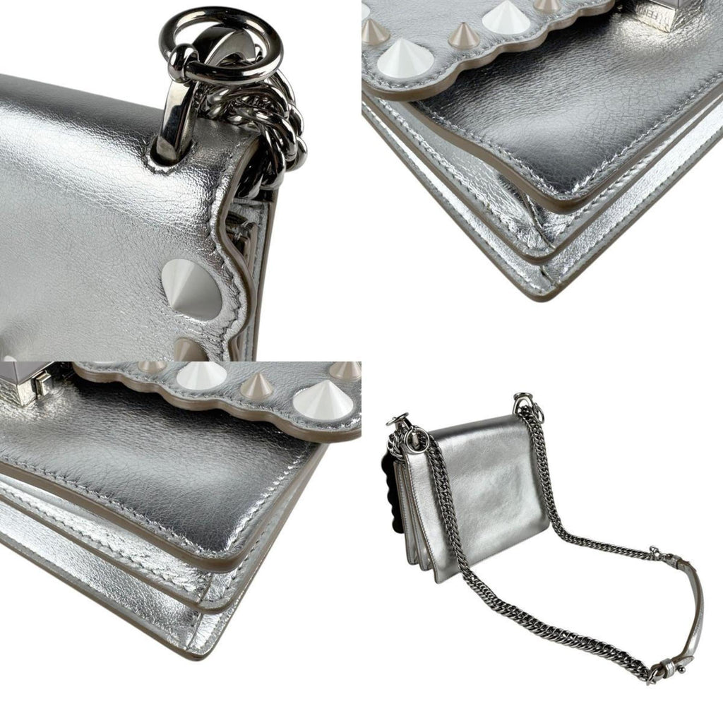 Kan I Bag Pearl Embellished Leather Small