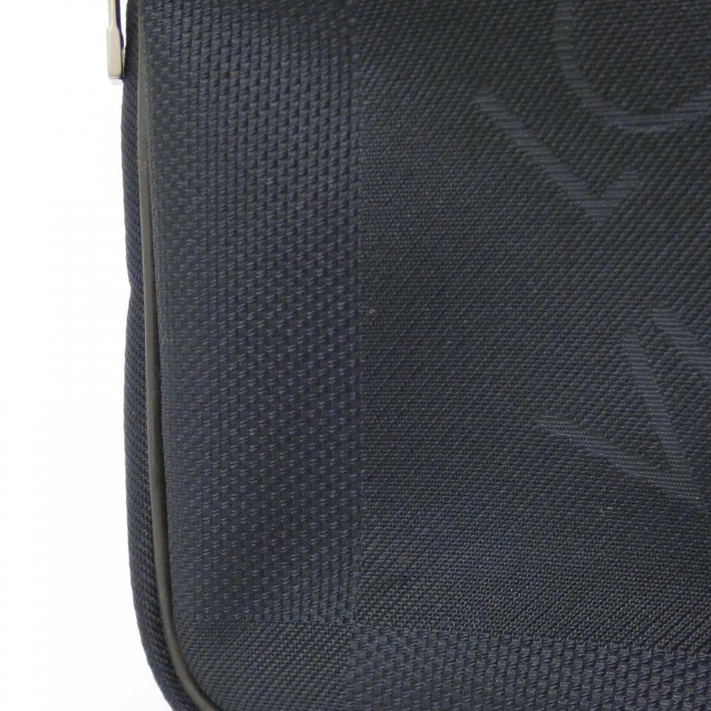 Louis Vuitton Blue Silver Canvas Shoulder Bag (Pre-Owned)