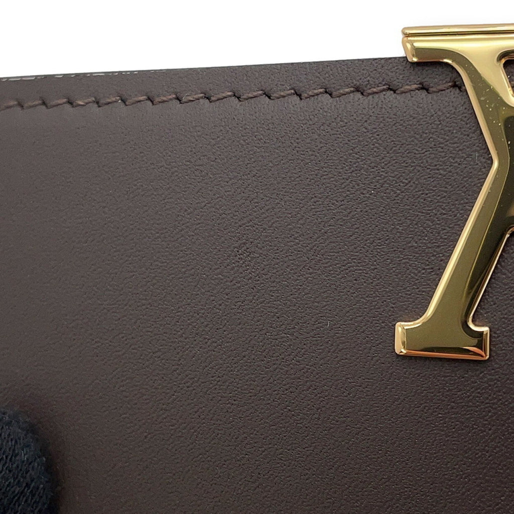 Louis Vuitton Galle Leather Wallet (Tri-Fold) (Pre-Owned)