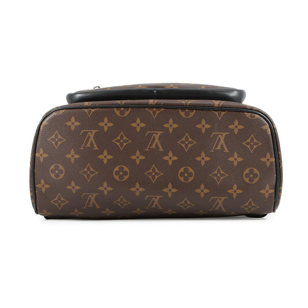 Louis Vuitton Monogram Macassar Black Brown Monogram Macassar Noir Backpack (Pre-Owned)