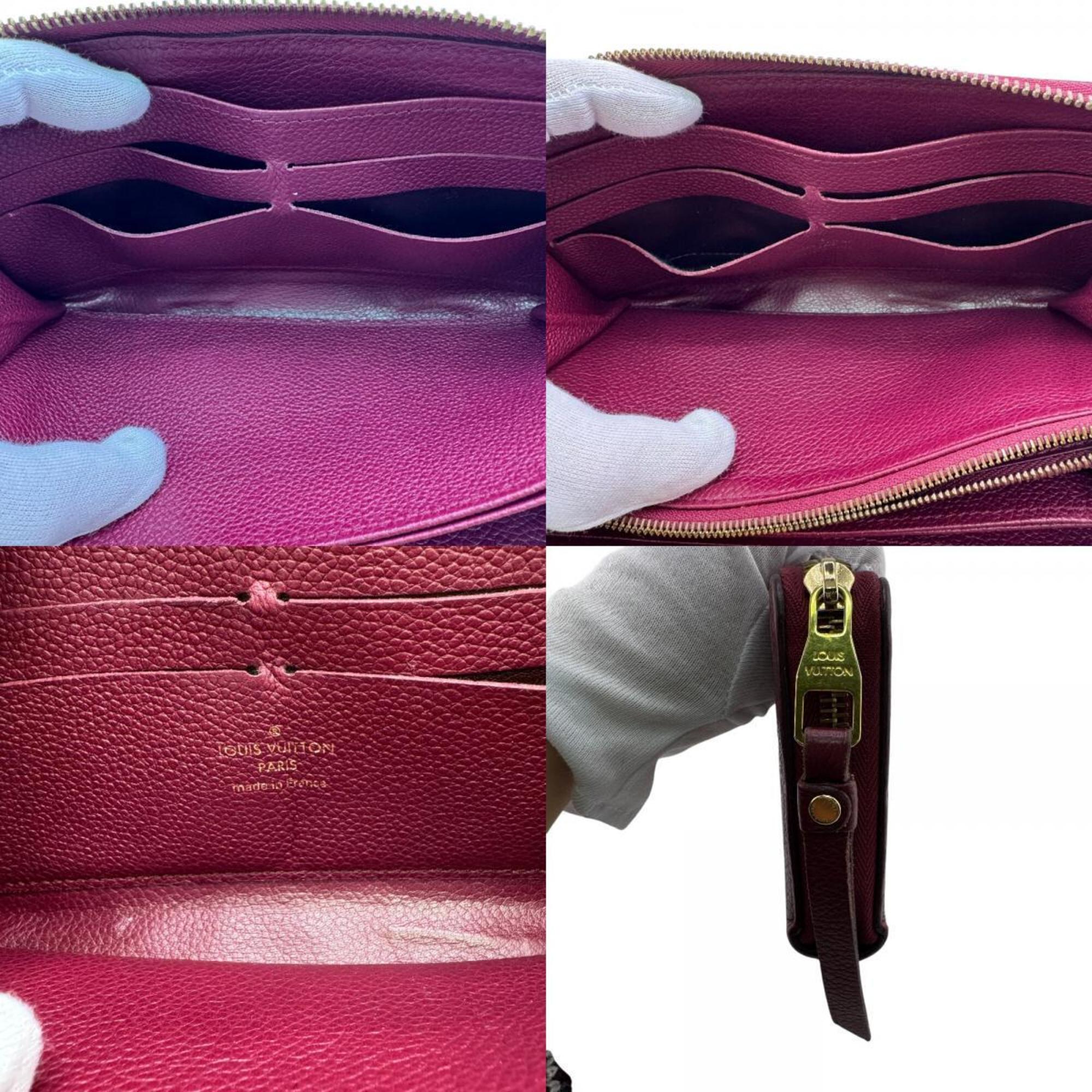 Louis Vuitton Aurore Leather Long Wallet (Bi-Fold) (Pre-Owned)