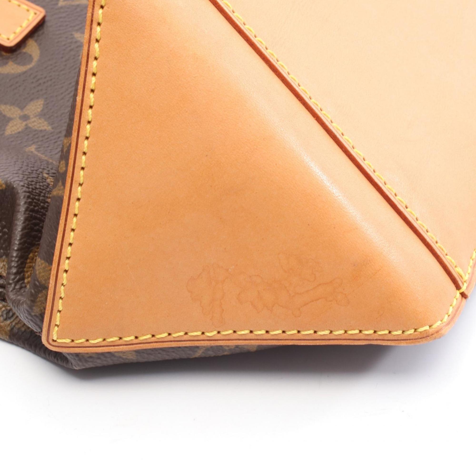 Louis Vuitton Brown Coated Canvas Pvc Monogram Leather Shoulder Bag (Pre-Owned)