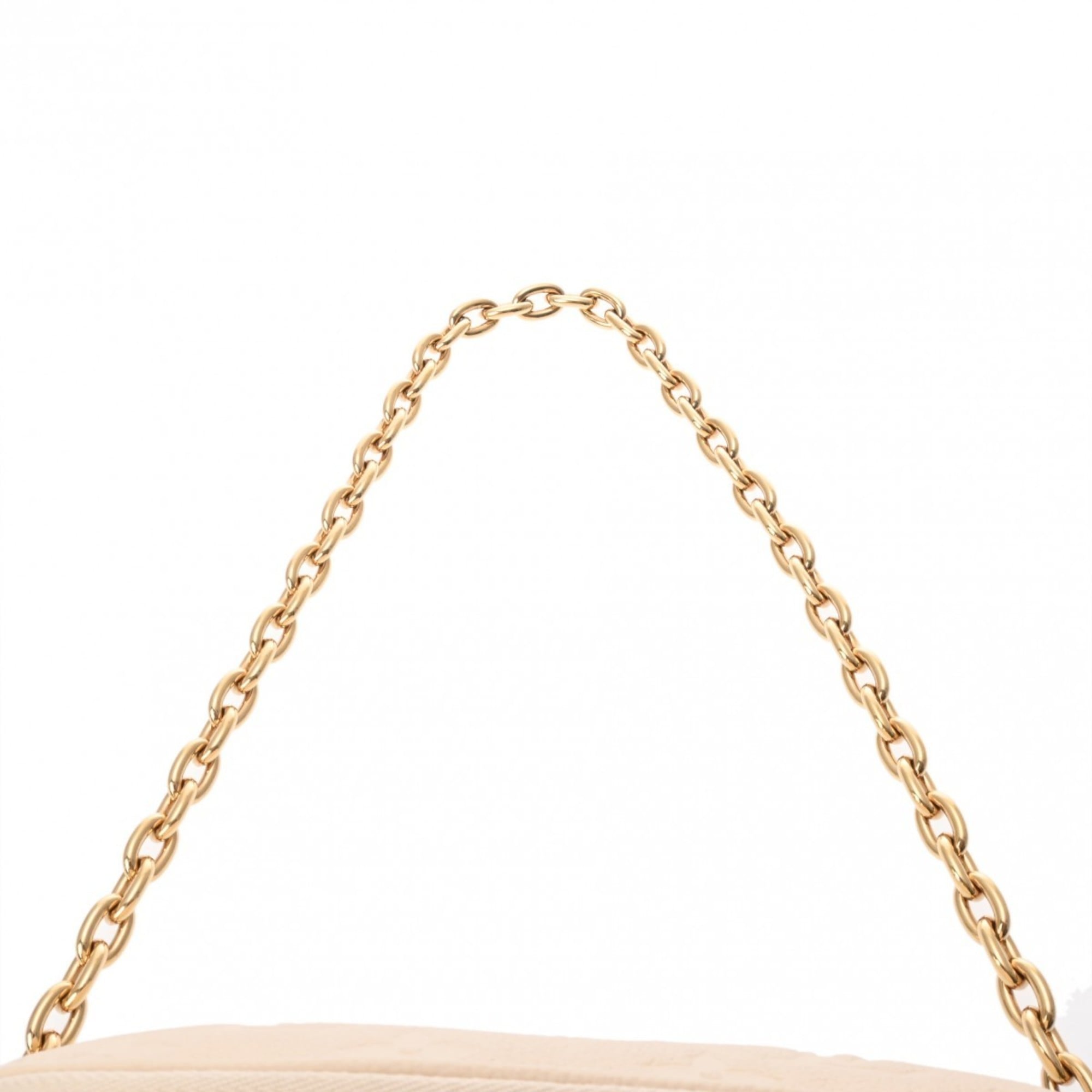 Louis Vuitton Cream Leather Shoulder Bag (Pre-Owned)