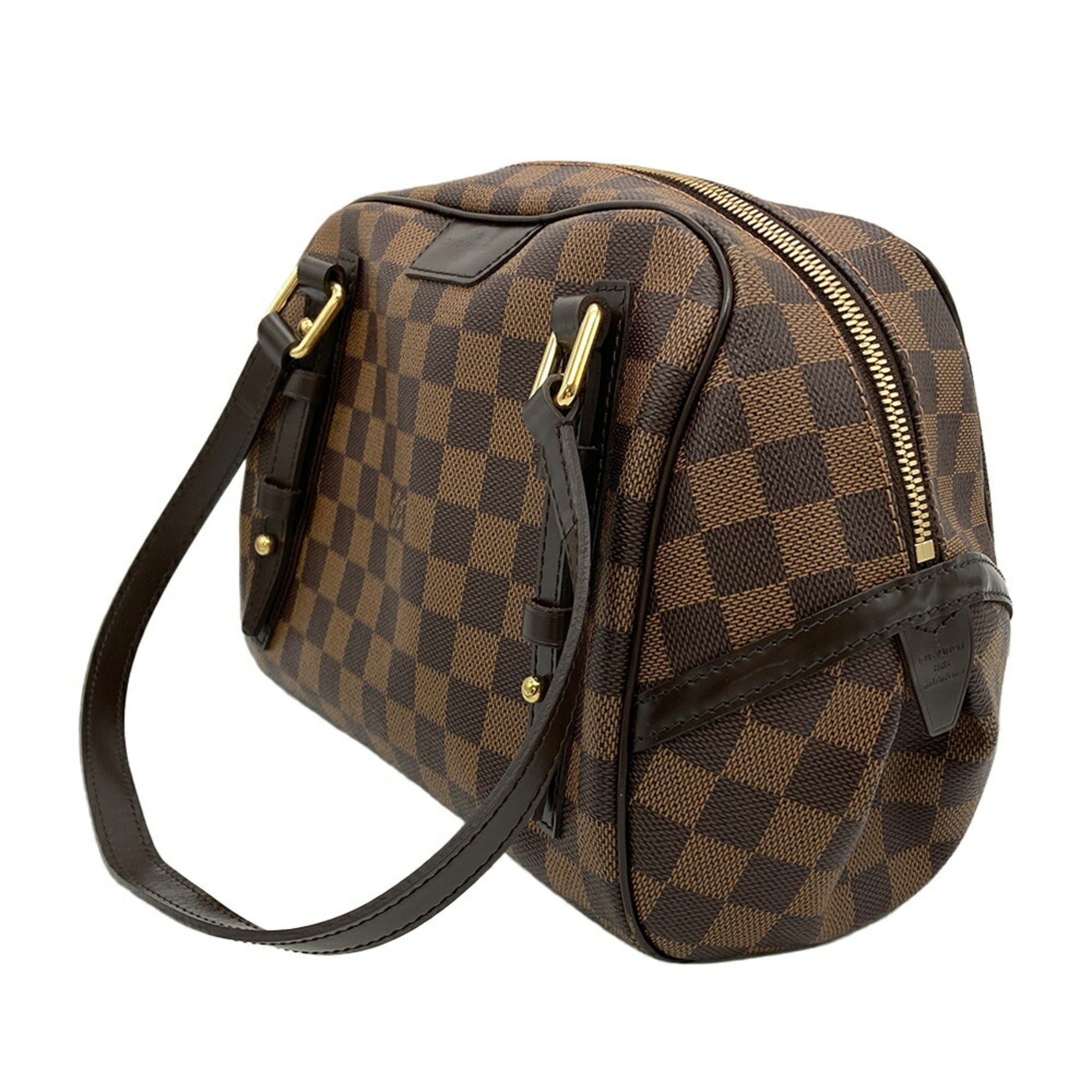 Louis Vuitton Damier Brown Damier Canvas Ebene Galle Damier Canvas Shoulder Bag (Pre-Owned)