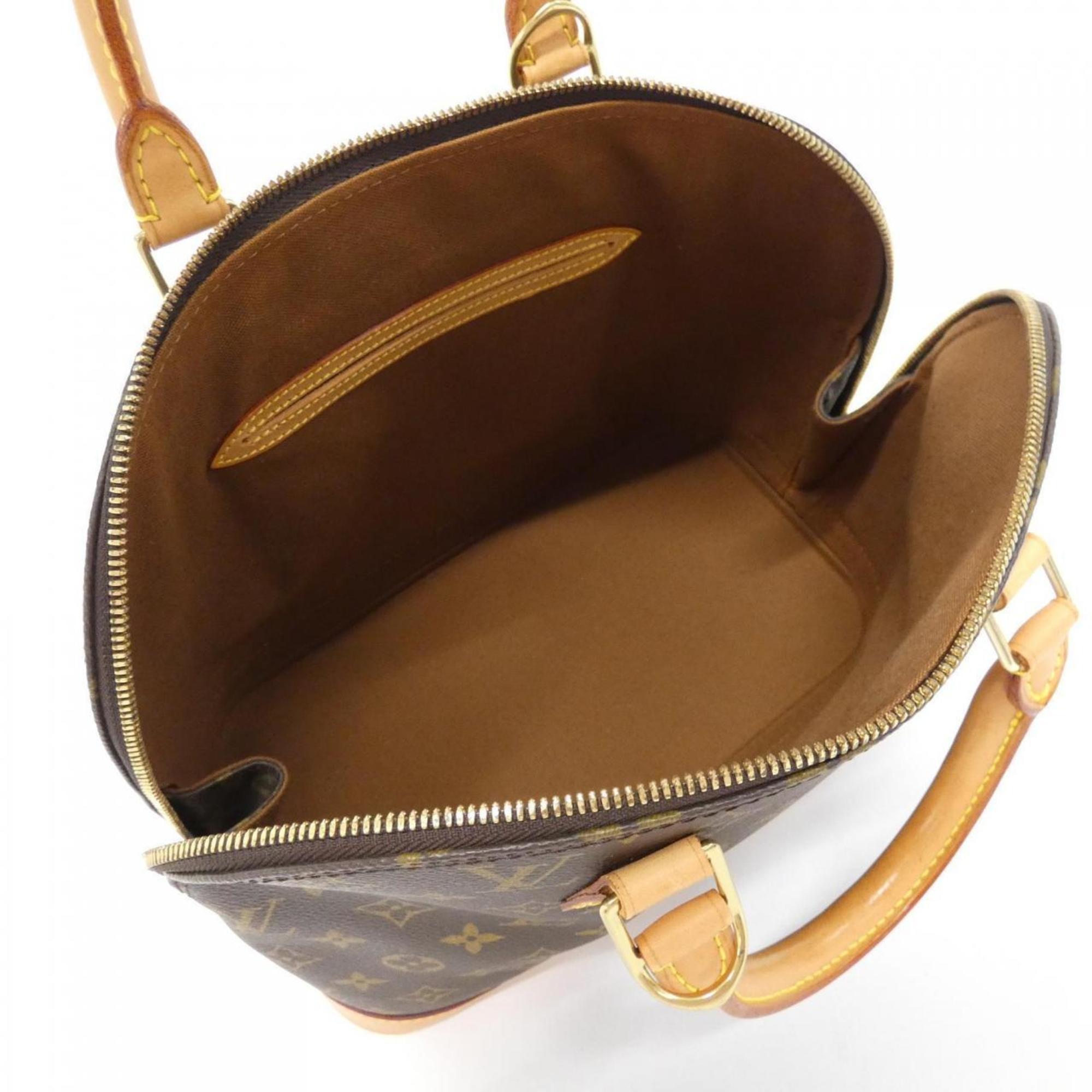 Louis Vuitton Marron Coated Canvas Handbag (Pre-Owned)