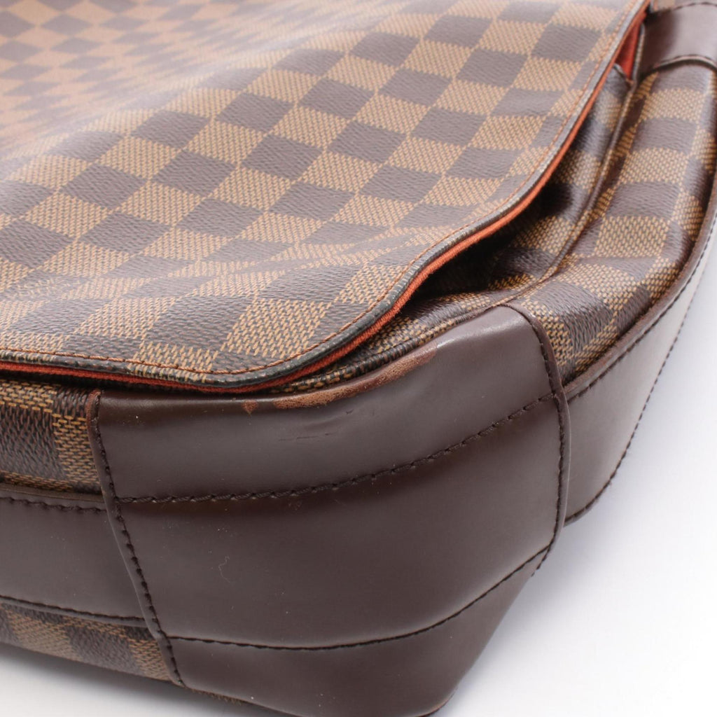 Louis Vuitton Brown Ebene Coated Canvas Leather Shoulder Bag (Pre-Owned)