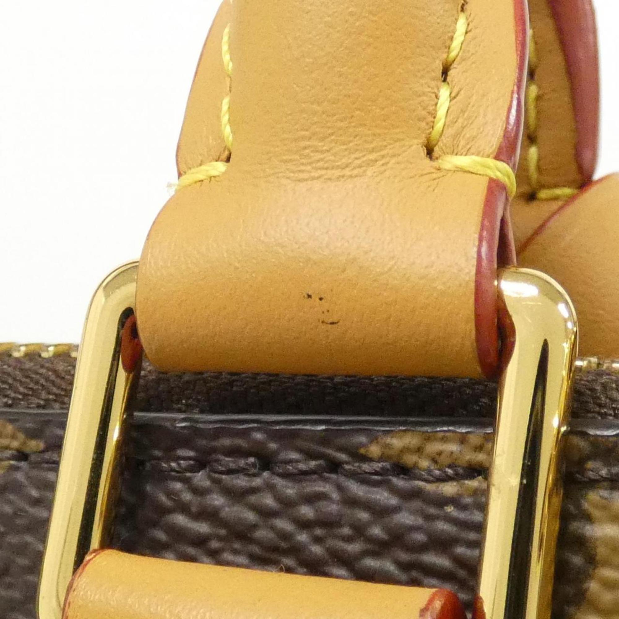 Louis Vuitton Monogram Marron Coated Canvas Handbag (Pre-Owned)