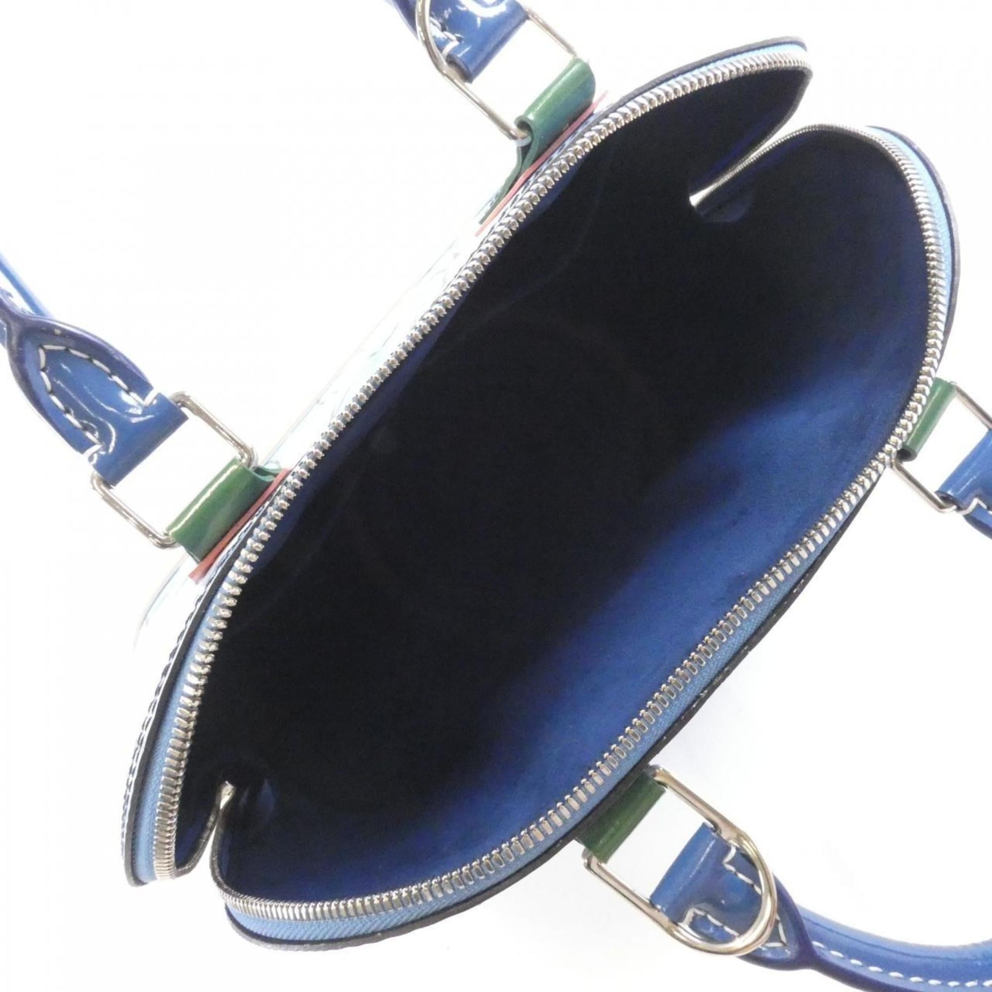 Louis Vuitton Blue Leather Handbag (Pre-Owned)