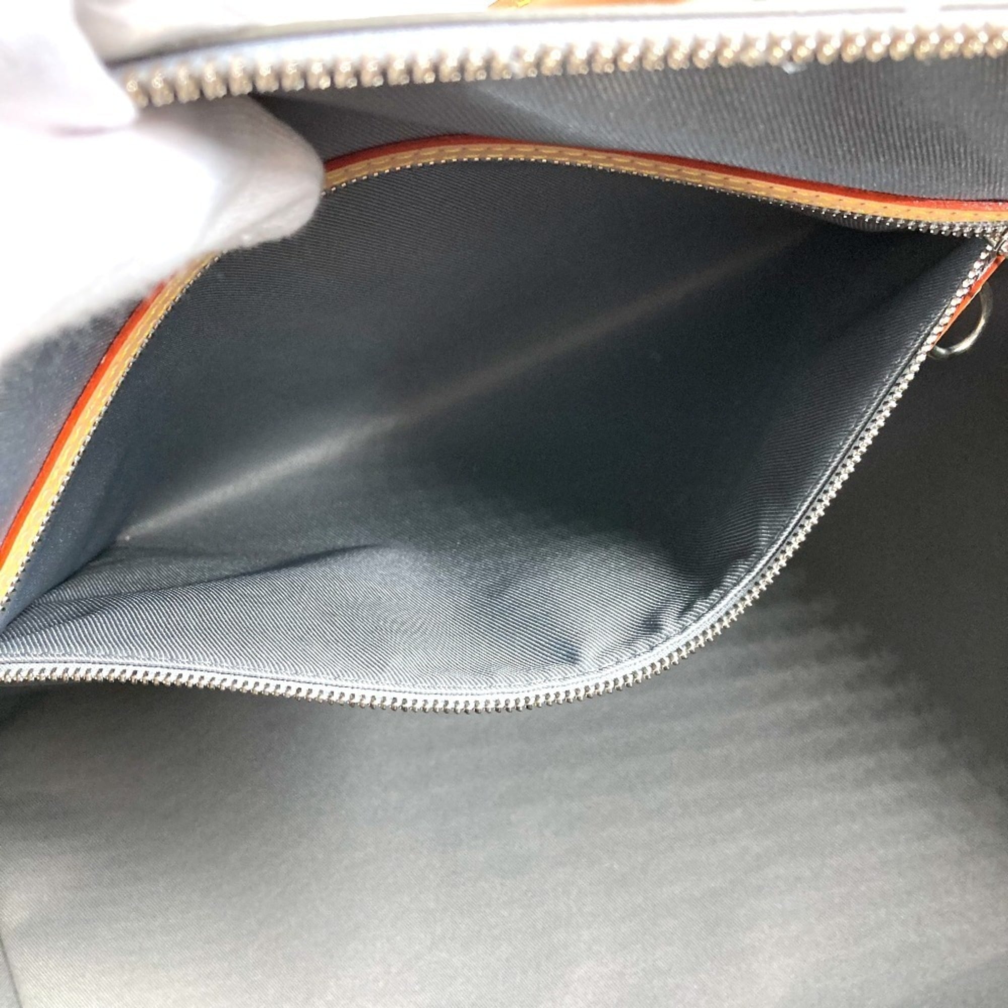 Louis Vuitton Silver Leather Boston Bag Handbag (Pre-Owned)