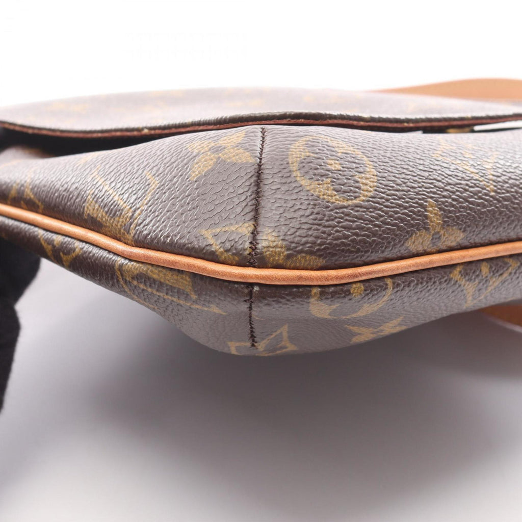 Louis Vuitton Brown Coated Canvas Pvc Monogram Leather Shoulder Bag (Pre-Owned)