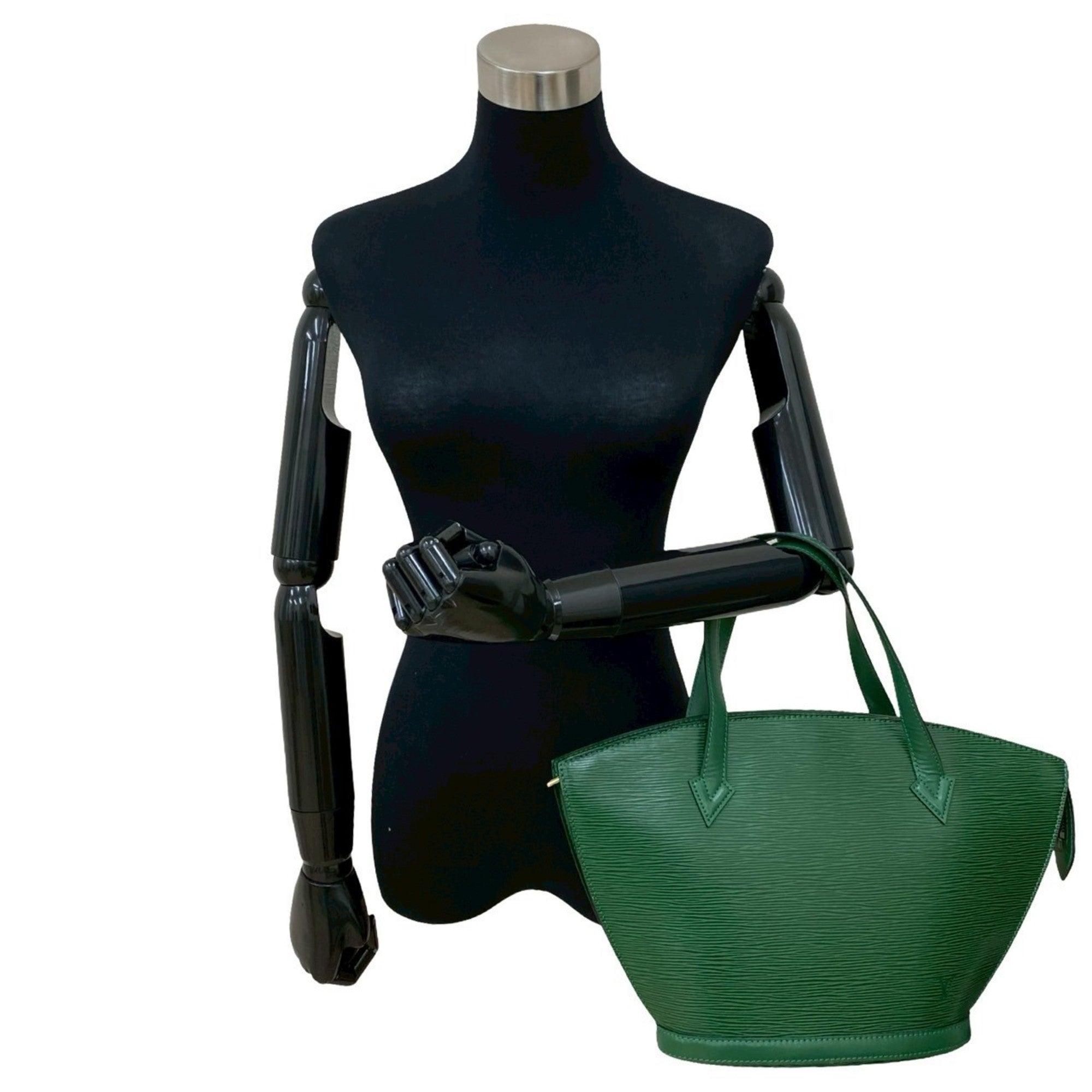 Louis Vuitton Green Epi Leather Handbag (Pre-Owned)