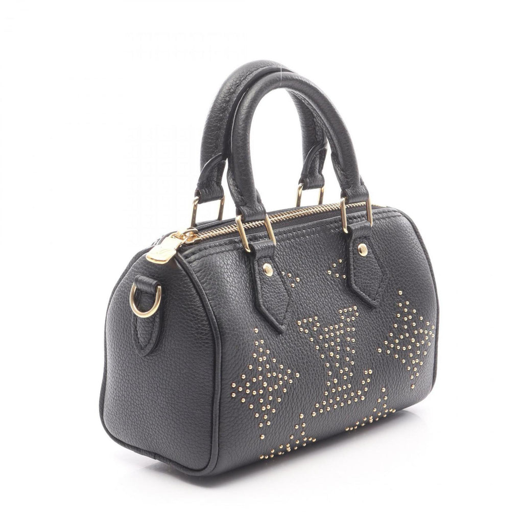 Louis Vuitton Black Leather Handbag (Pre-Owned)