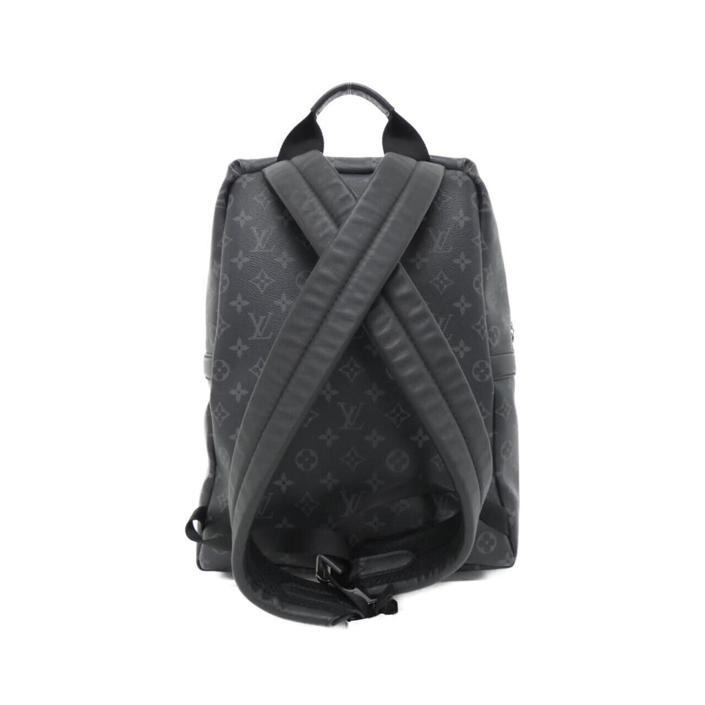 Louis Vuitton Black Coated Canvas Backpack (Pre-Owned)