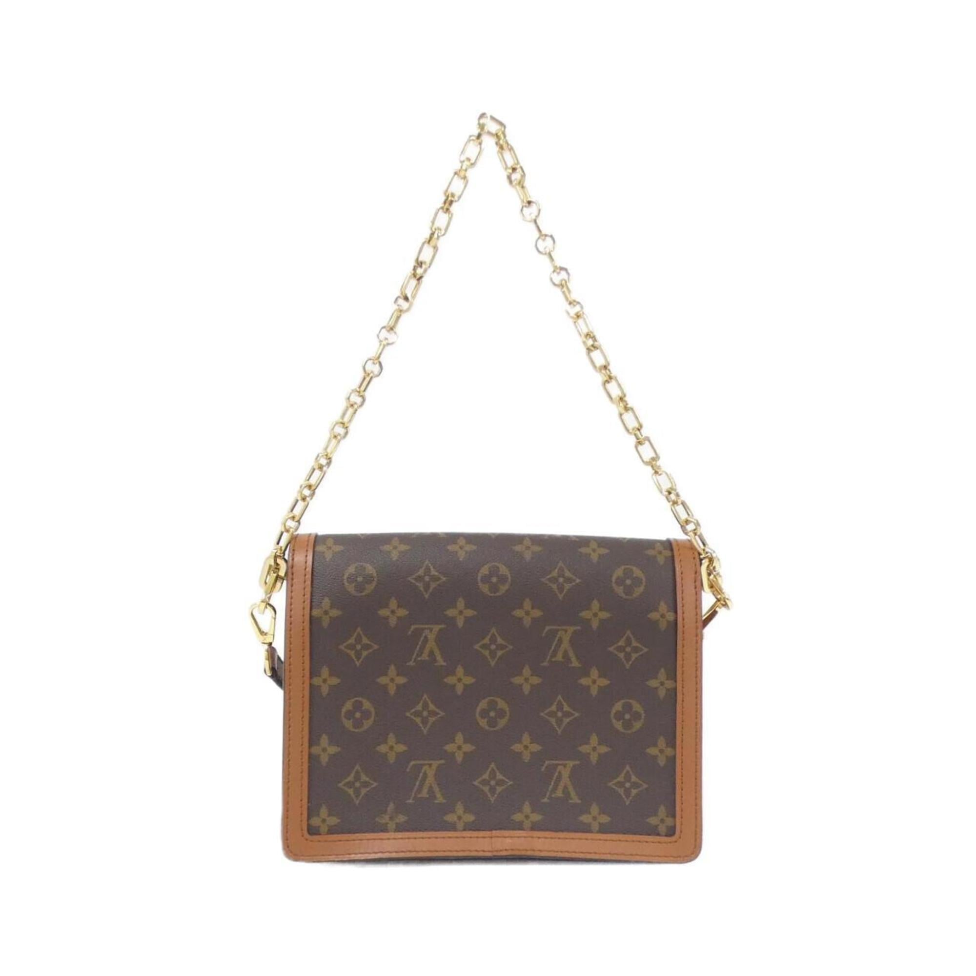 Louis Vuitton Brown Coated Canvas Shoulder Bag (Pre-Owned)