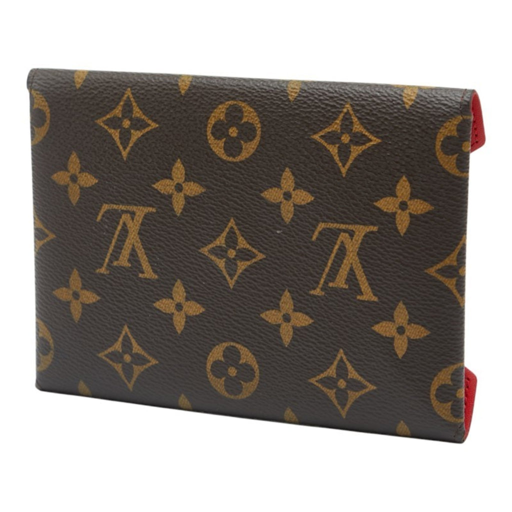 Louis Vuitton Monogram Brown Red Color Pvc Leather Pochette (Pre-Owned)