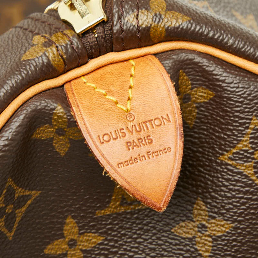 Louis Vuitton Brown Pvc Leather Boston Bag (Pre-Owned)