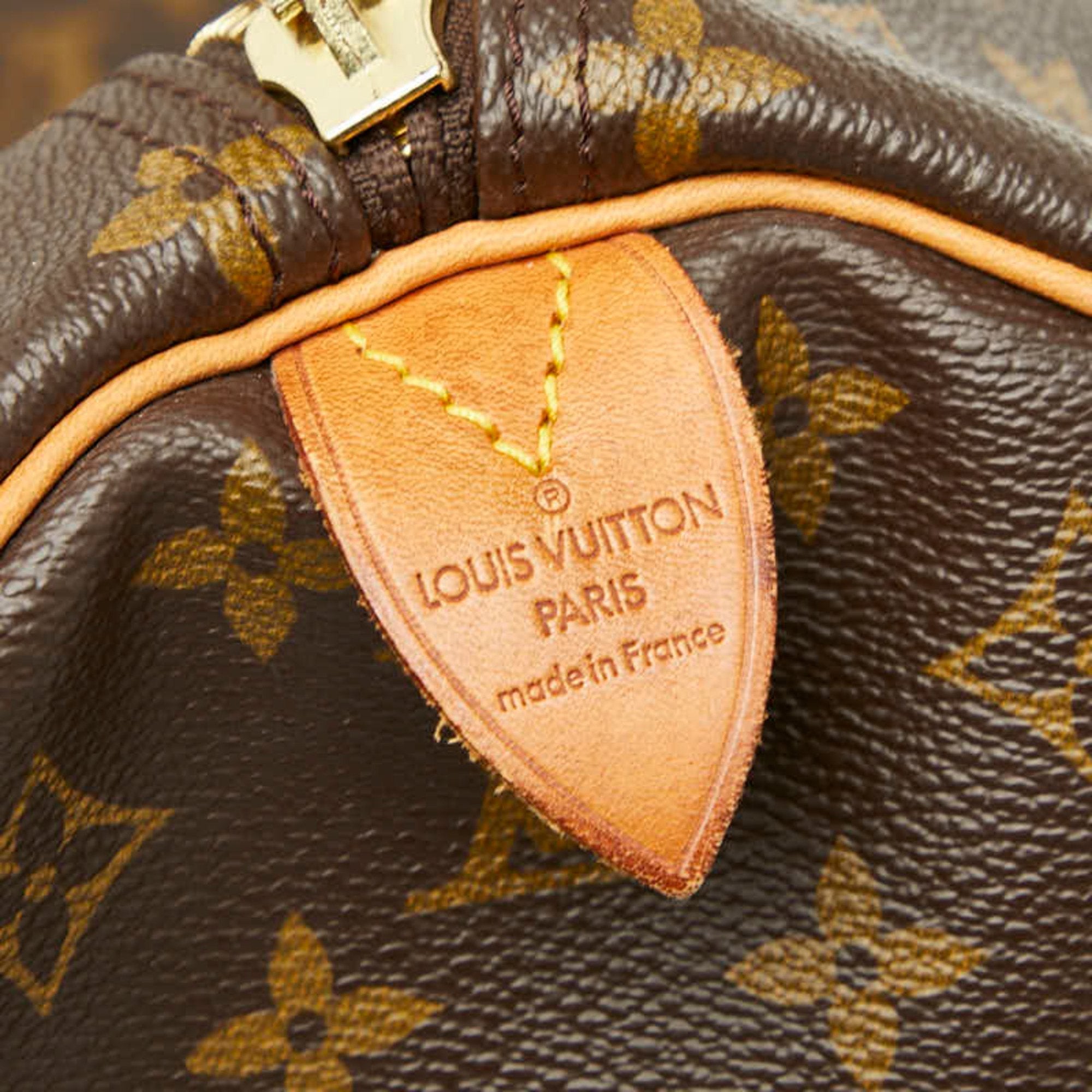 Louis Vuitton Brown Pvc Leather Boston Bag (Pre-Owned)