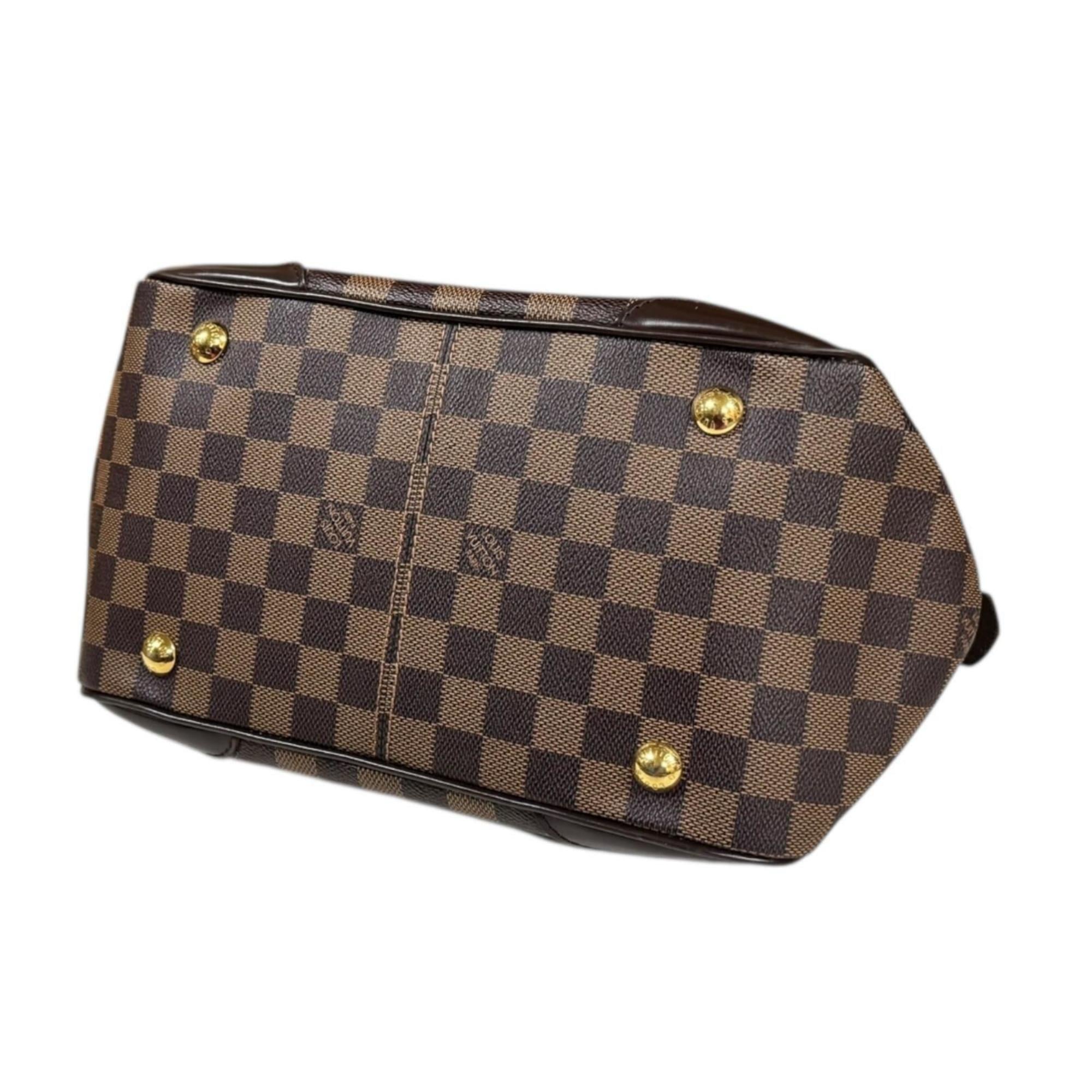 Louis Vuitton Brown Damier Canvas Handbag (Pre-Owned)