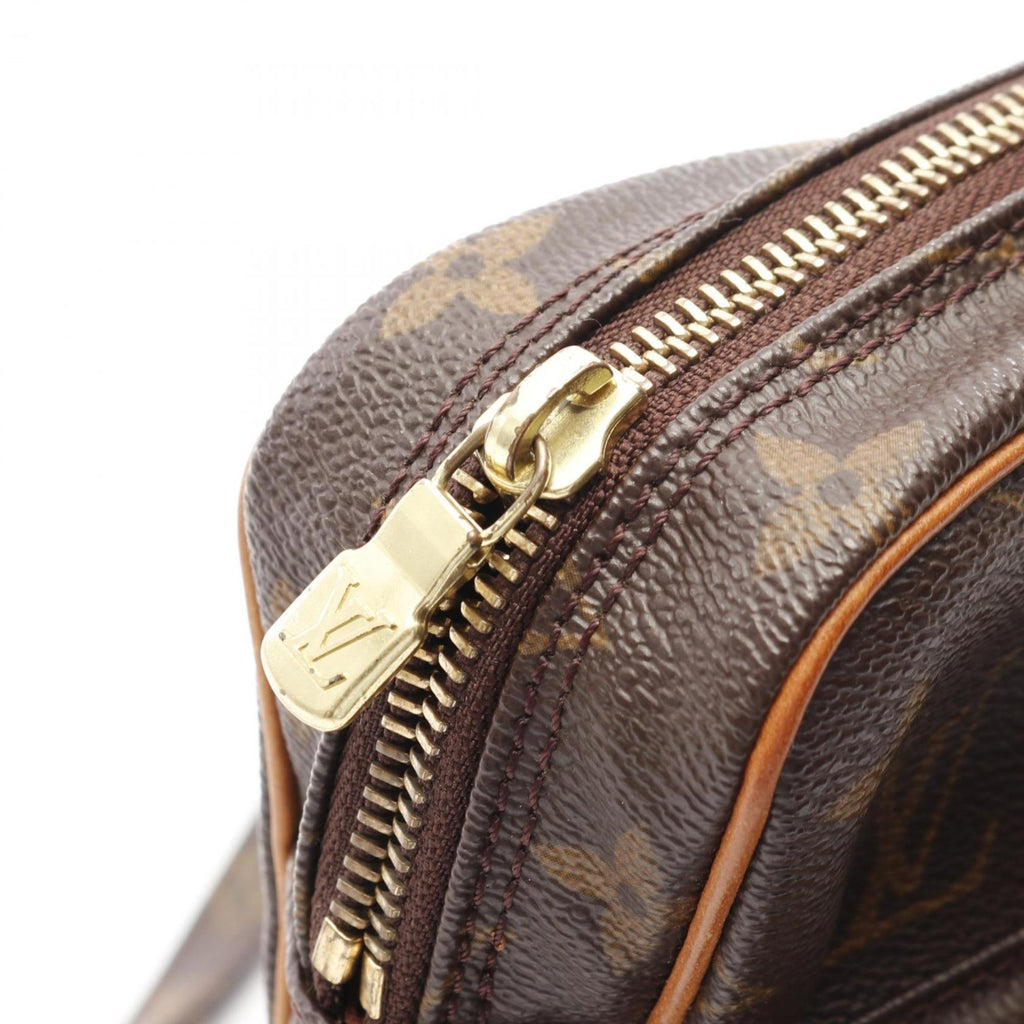 Louis Vuitton Brown Monogram Coated Canvas Leather Pvc Shoulder Bag (Pre-Owned)