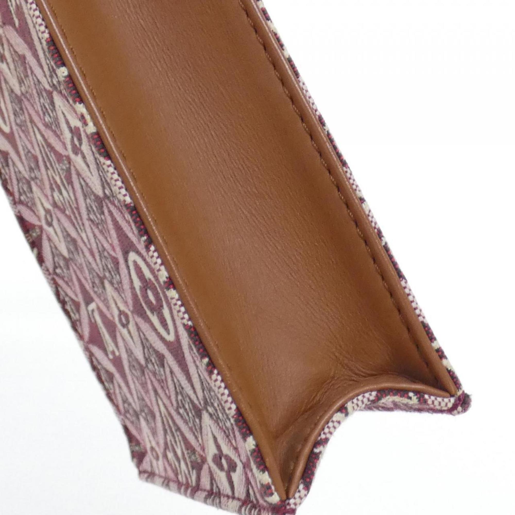 Louis Vuitton Bordeaux Jacquard Handbag (Pre-Owned)