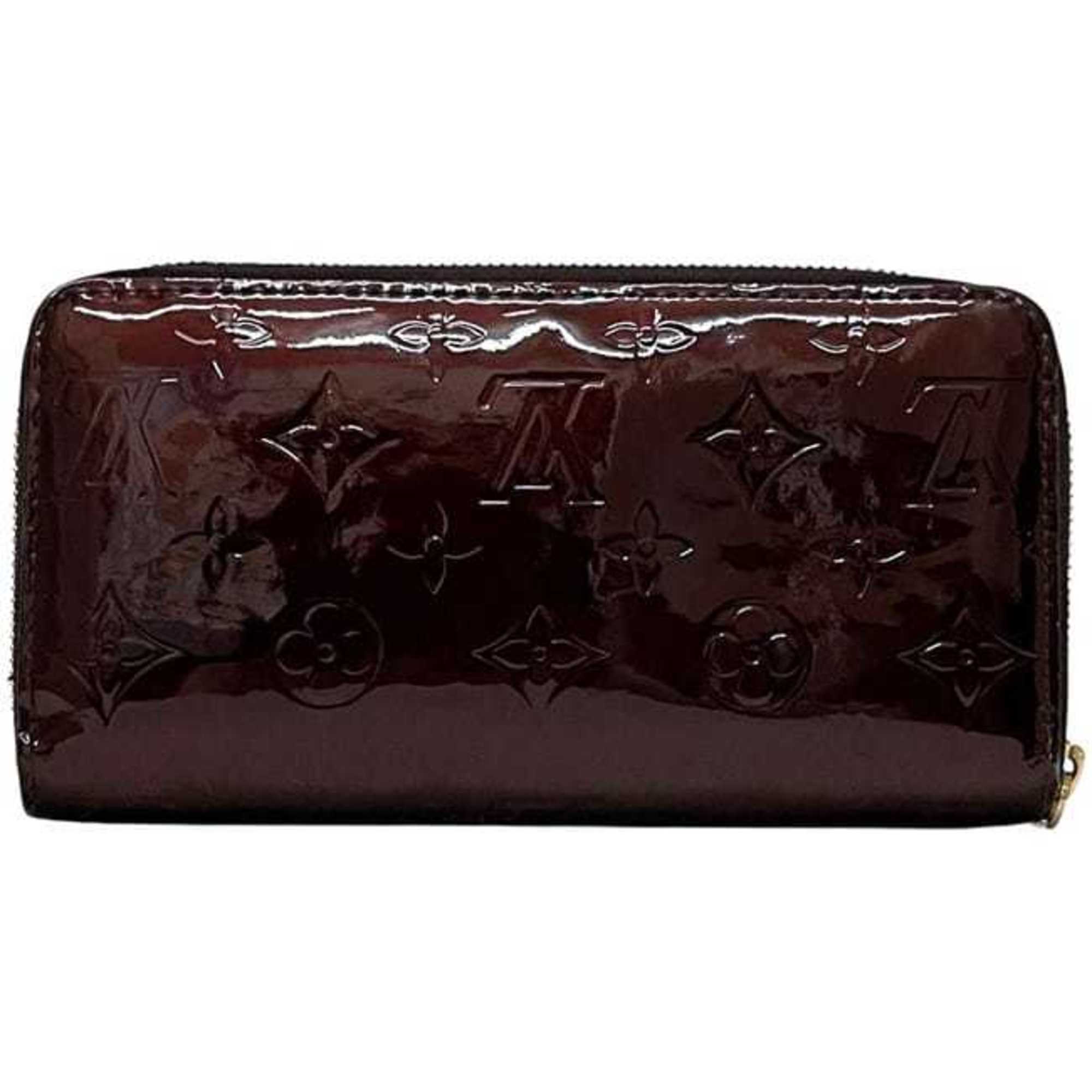 Louis Vuitton Amarante Wine Monogram Vernis Long Wallet (Bi-Fold) (Pre-Owned)