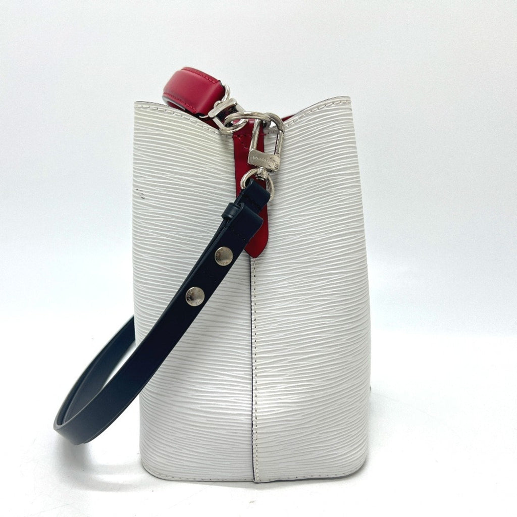 Louis Vuitton Black Red Color Tricolor White Epi Leather Shoulder Bag (Pre-Owned)