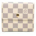 Louis Vuitton White Pvc Leather Wallet (Bi-Fold) (Pre-Owned)