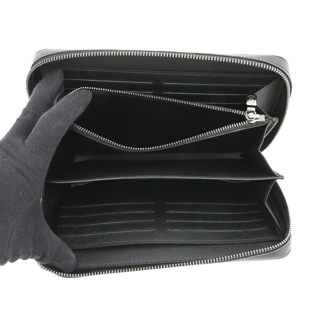 Louis Vuitton Noir Monogram Eclipse Long Wallet (Bi-Fold) (Pre-Owned)